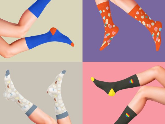 长筒袜展示psd贴图素材