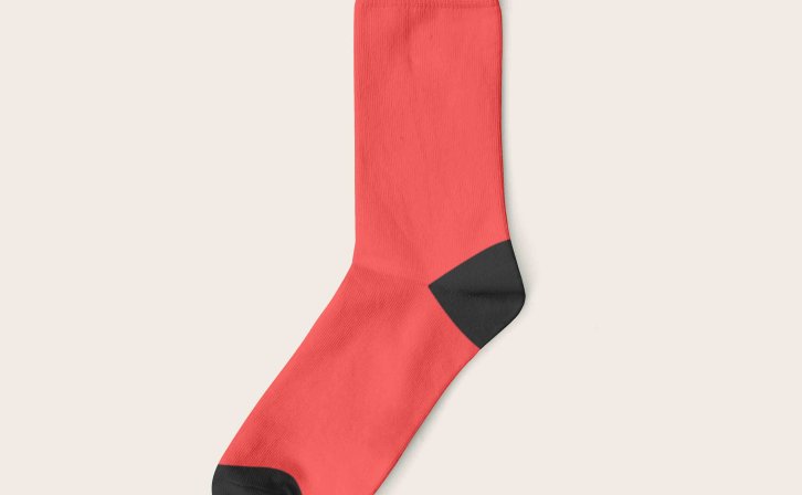 单只长筒袜ps样机