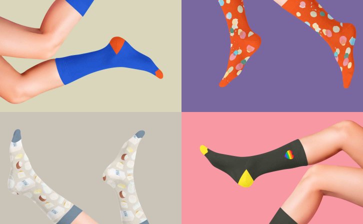 长筒袜展示psd贴图素材