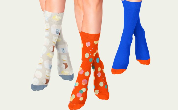 长筒袜效果图展示psd样机