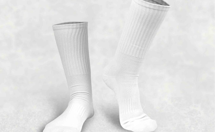 长筒袜设计效果样机素材