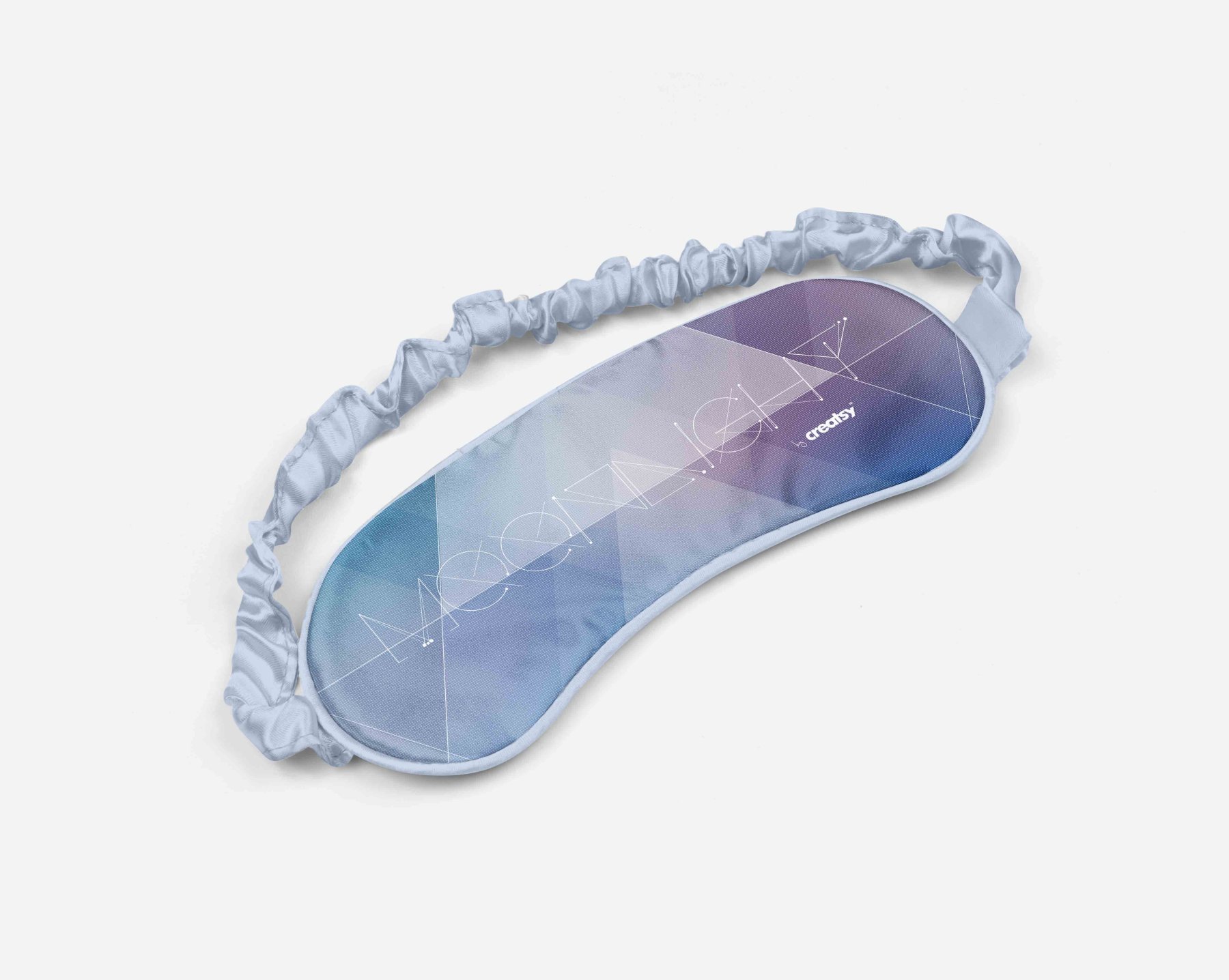 潮流眼罩设计psd效果图样机模板