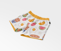 儿童纯棉平角内裤设计psd贴图