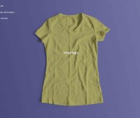 短袖T恤衫PSD贴图素材