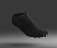 黑色船袜psd样机贴图