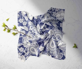 手帕设计PSD智能贴图样机