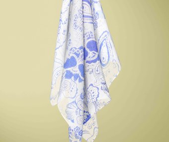 手帕设计图案效果图PSD智能贴图样机