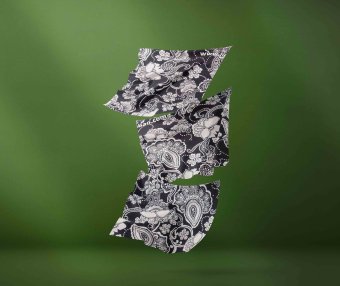 方巾设计效果展示PSD智能贴图样机素材