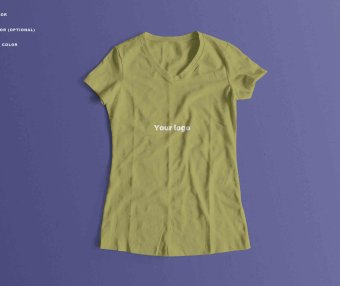 短袖T恤衫PSD贴图素材