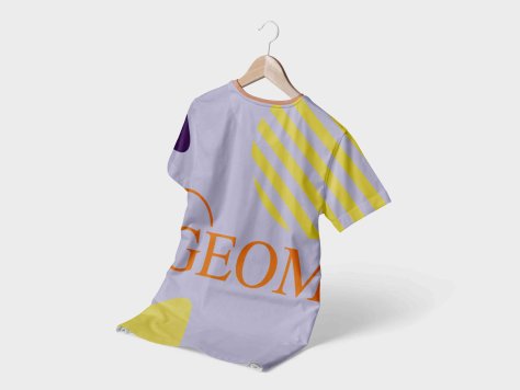 T恤衫设计效果图PSD贴图素材