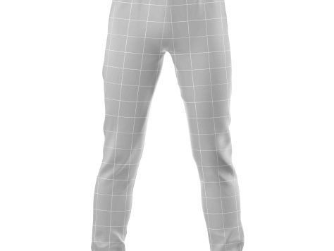 休闲运动长裤psd贴图样机