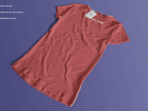 创意T恤衫PSD贴图素材