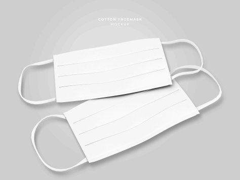 口罩样机贴图