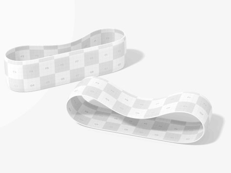 吸汗头巾设计ps贴图