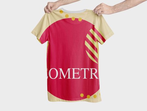 手持T恤衫PS贴图素材