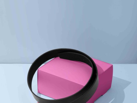 腰带包装盒设计psd样机