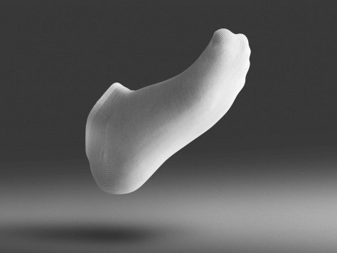 船袜印花设计psd智能贴图样机