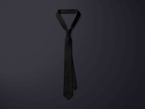 黑色领带设计贴图素材