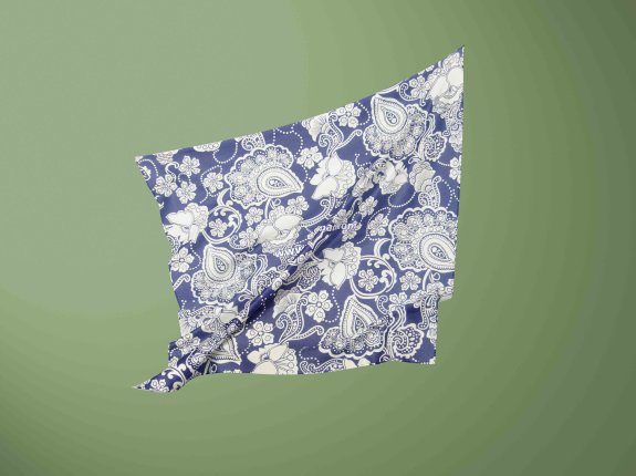 丝巾面料图案设计PSD智能贴图样机