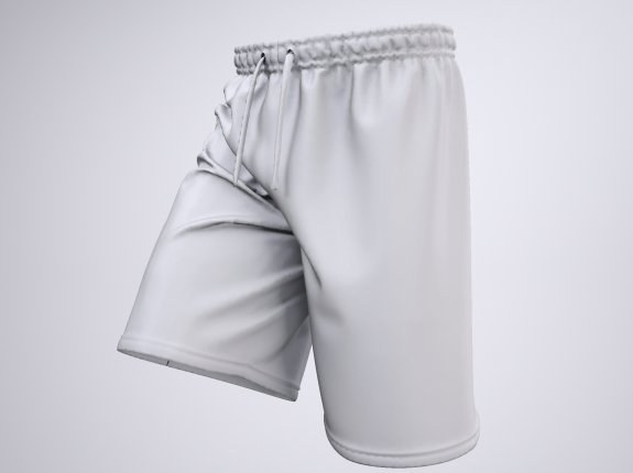 健身短裤psd样机模板