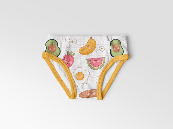 儿童三角裤设计ps样机素材