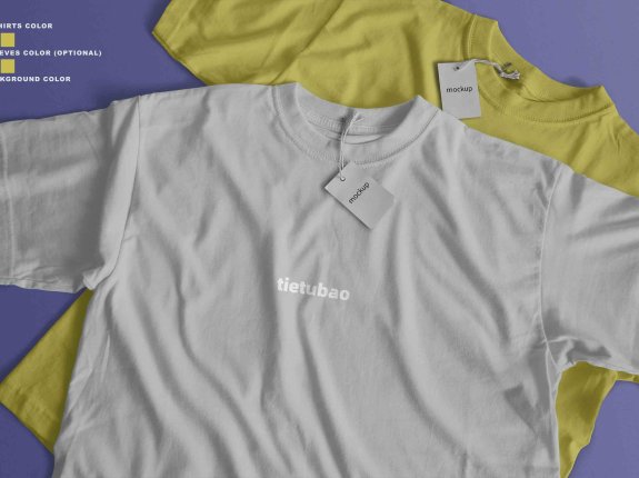 免费T恤衫PSD贴图素材