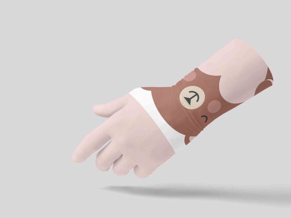 可爱橡胶手套设计psd素材