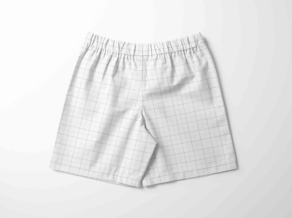 小朋友短裤品牌设计psd贴图素材