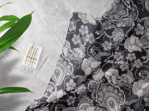 布料丝巾设计PSD智能贴图样机