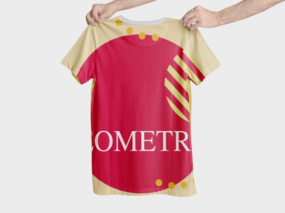 手持T恤衫PS贴图素材