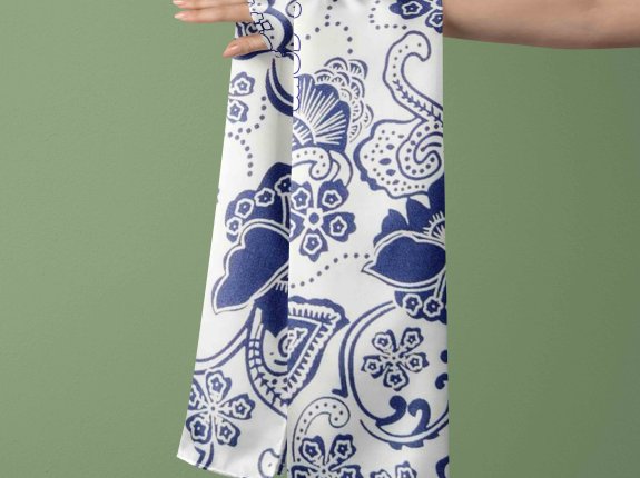 手持方巾设计PSD智能贴图样机