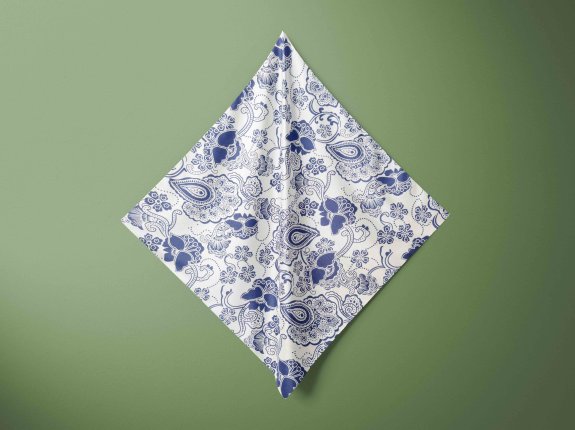 欧式方巾设计风格PSD智能贴图样机