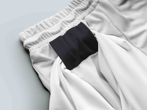 短裤设计细节展示psd贴图样机