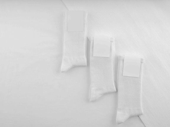 长筒袜设计效果智能贴图ps样机