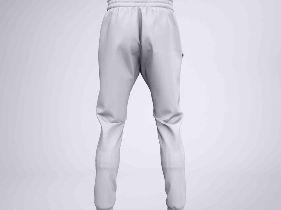 长裤背面展示效果图psd贴图