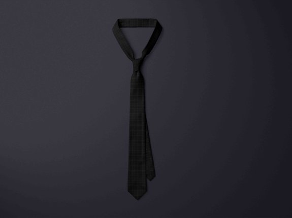 黑色领带设计贴图素材