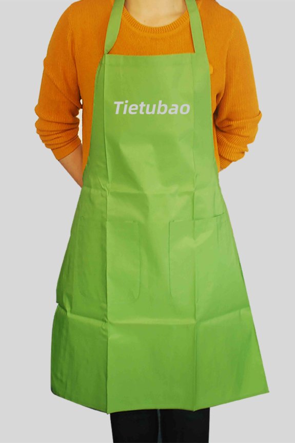 果绿色围裙设计psd贴图素材