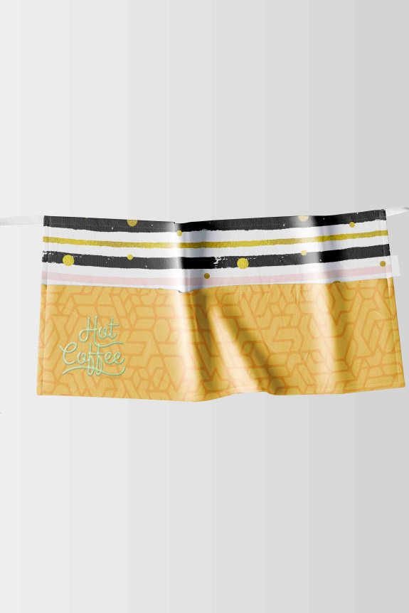 短款围裙设计效果图智能贴图