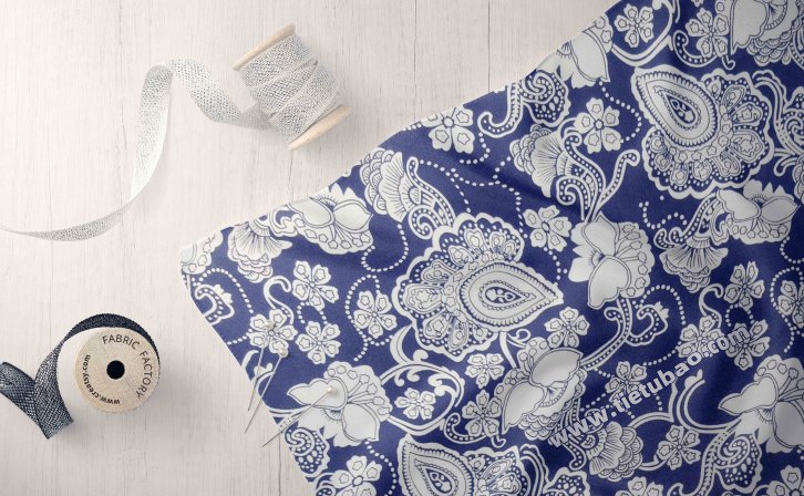 丝巾设计灵感PSD智能贴图样机