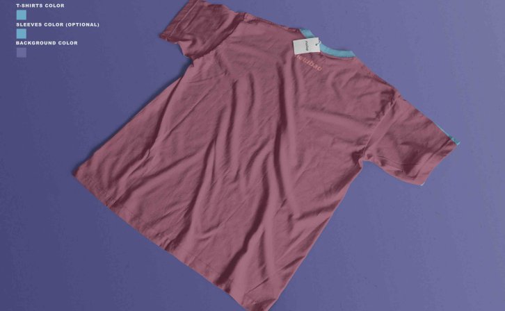 企业宣传广告T恤衫PSD贴图素材