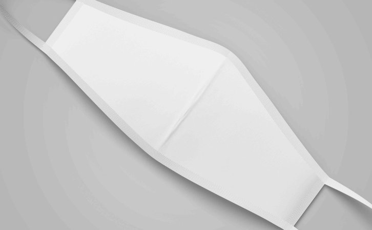 儿童口罩展示psd智能贴图样机素材