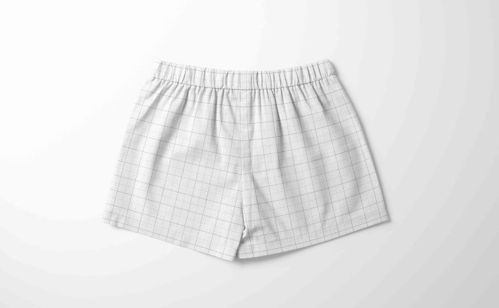 儿童沙滩裤服饰品牌ps贴图样机