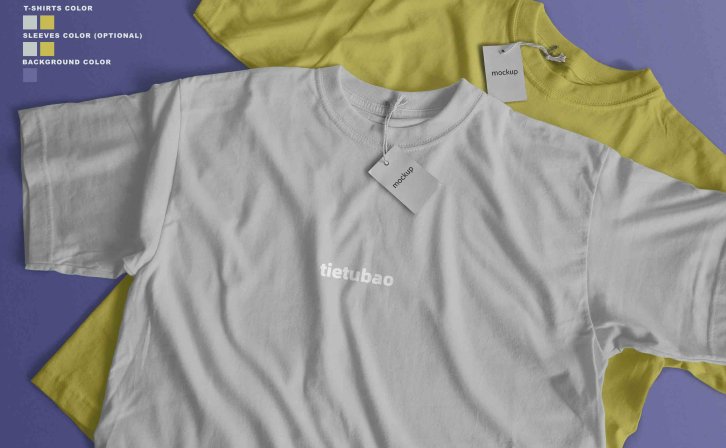 免费T恤衫PSD贴图素材