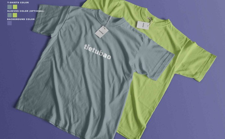 免费T恤衫设计PSD贴图素材