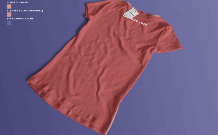 创意T恤衫PSD贴图素材