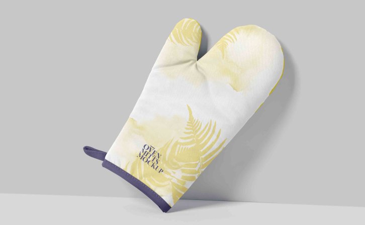 厨房隔热手套设计ps贴图素材