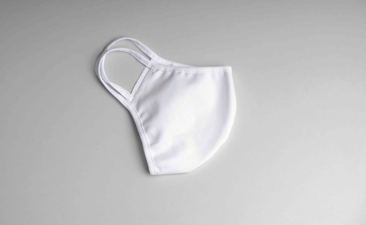 口罩侧面设计展示psd智能贴图样机素材