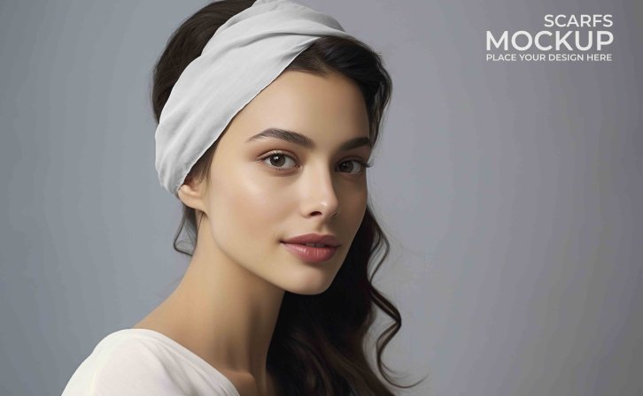 头巾设计mockups
