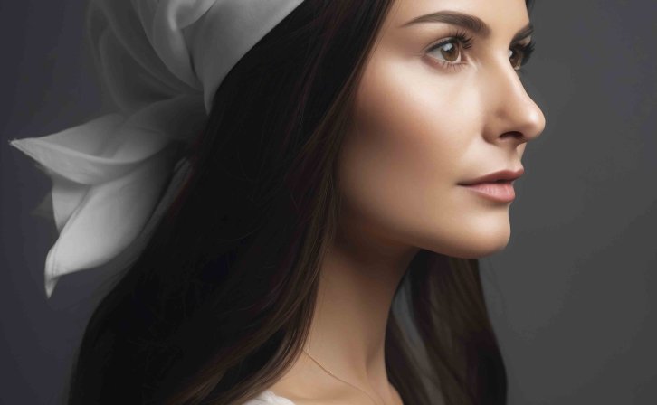 头巾设计侧面效果图ps贴图