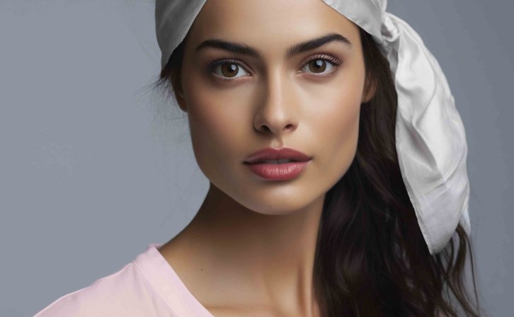 头巾设计正面mockups贴图